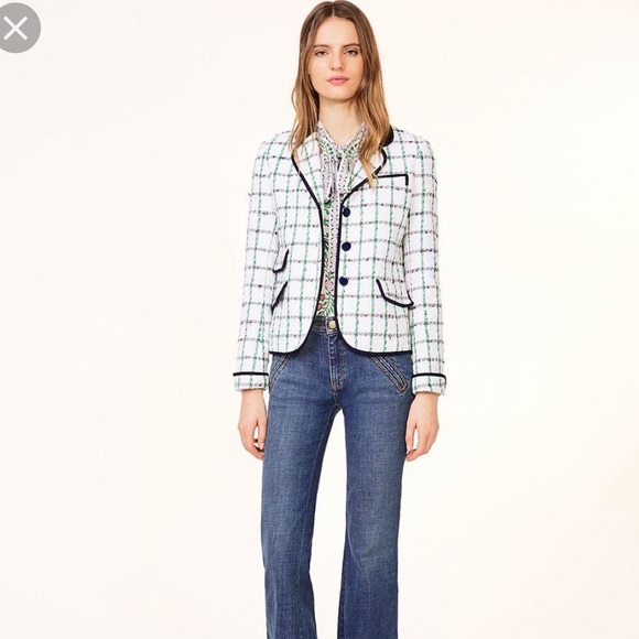 Tory Burch Jackets & Blazers - Tory Burch Pokomo tweed jacket